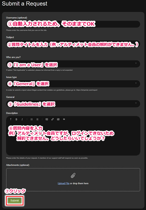 stripchat�̖₢���킹���e